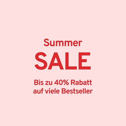 Sommer-SALE mit bis zu 40% Rabatt auf viele Bestseller.