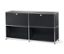 Sideboard Metall »CN3« mit versetzbaren Klappenfächern, schwarz - /img/gAA08ktK/64/image.jpeg