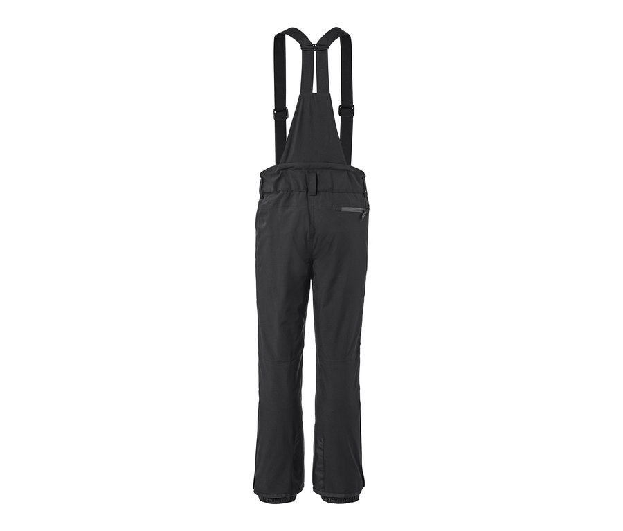 Schwarze High-Tech-Skihose von hinten.