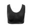 Schwarzes Seamless-Bustier.