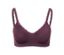 Auberginefarbener Seamless-Soft-BH mit Spitze.