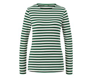 Gestreiftes Langarmshirt, mehrfarbig