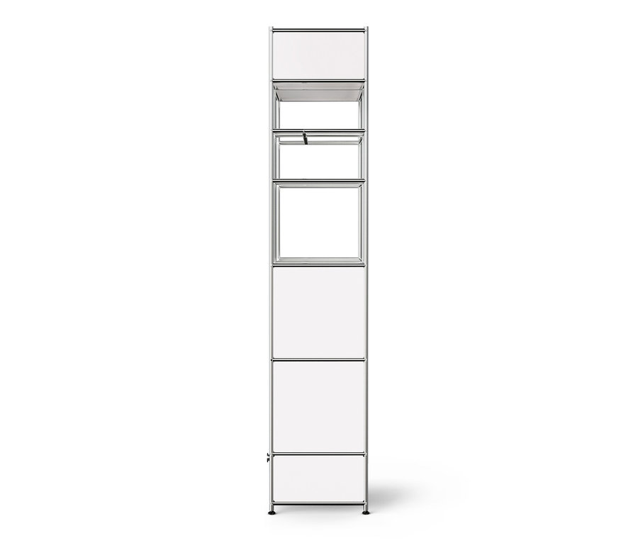 Kommode Metall »CN3« mit 2 Kleiderstangen und 4 Schubladen.