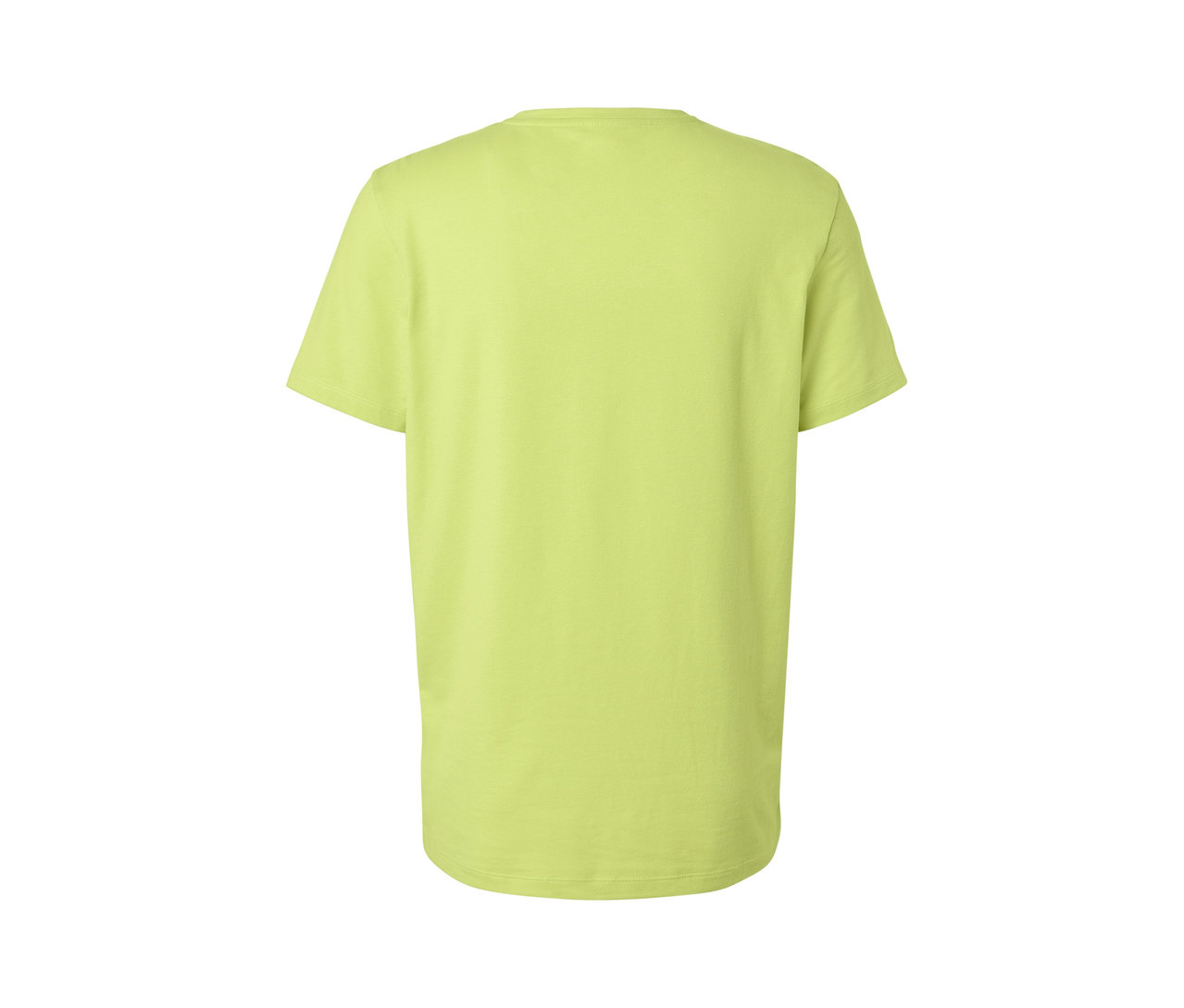 Rückansicht eines Funktionsshirts in Lime.