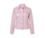 Rosa Jeansjacke.