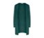 Offener Cardigan, petrol.