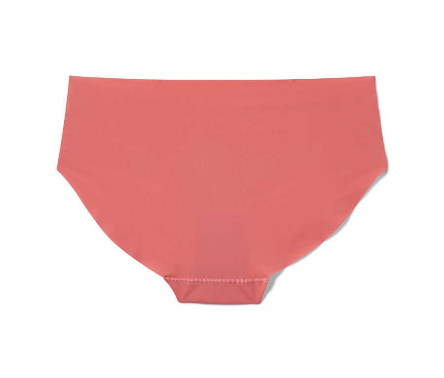 Nahaufnahme von 2 Magic-Cut-Pantys, apricot.
