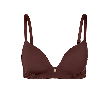 Brauner Softschalen-BH.