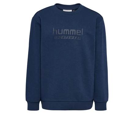 Blaues HUMMEL HMLJR Base-Sweatshirt.