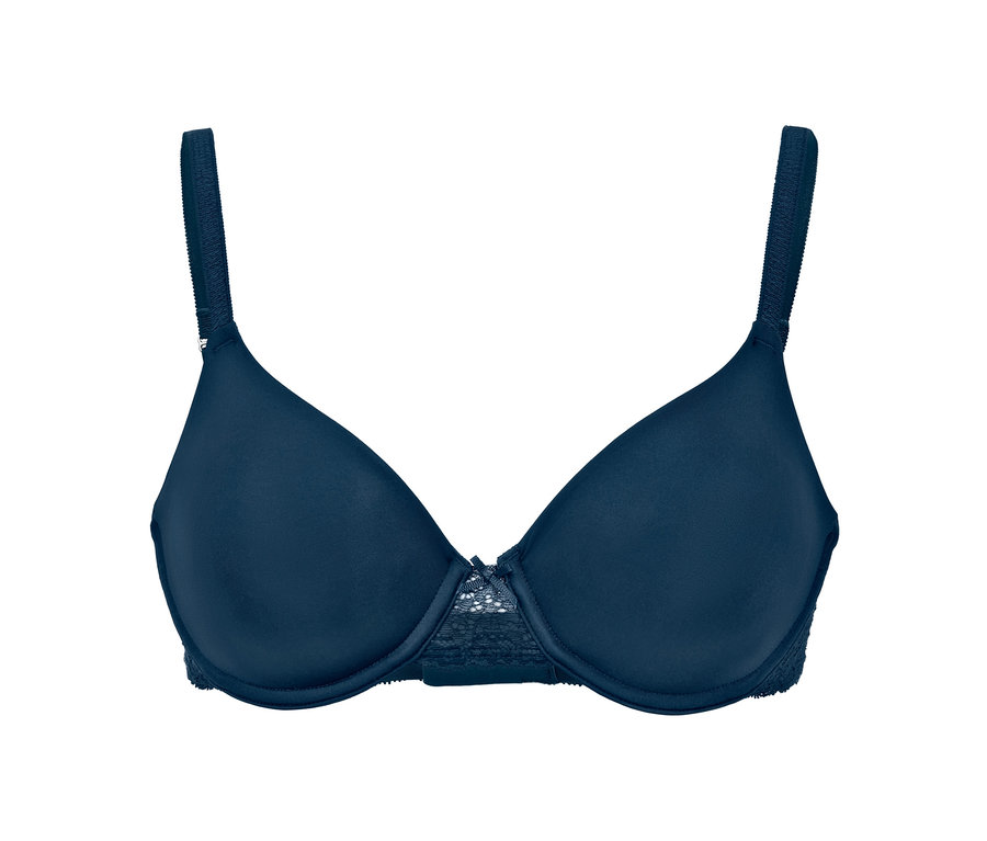 Dunkelblauer Bügel-BH.