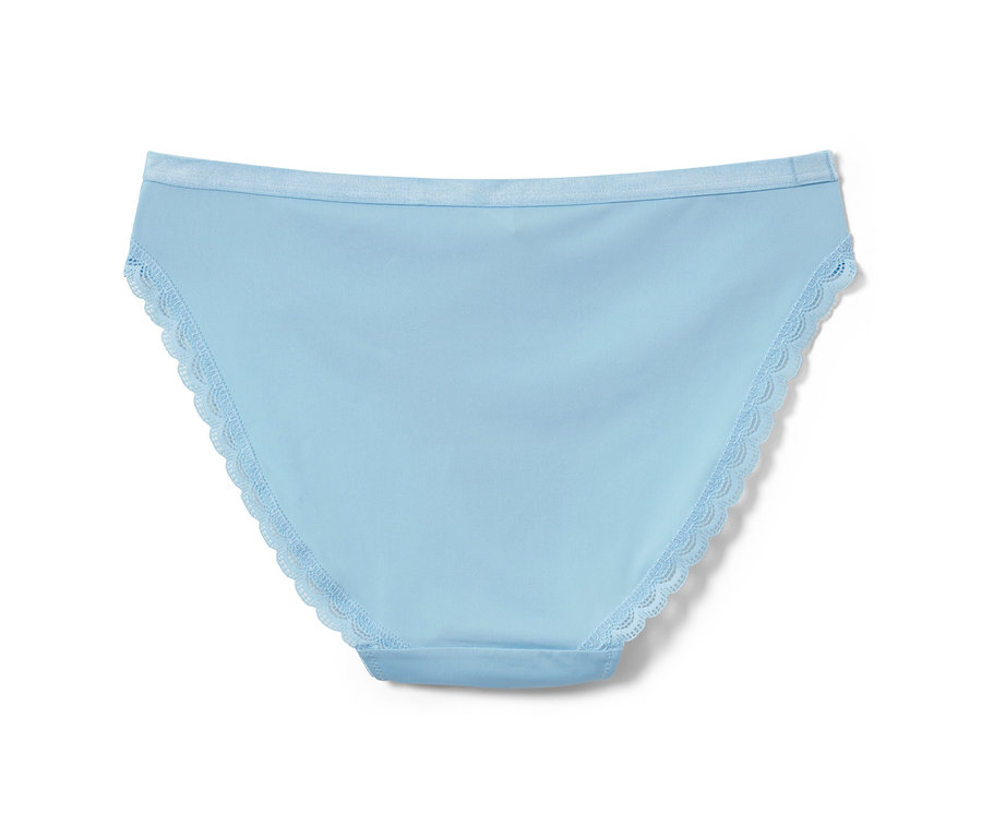 Hellblaue Jazzpants mit Spitze, 2 Stück.