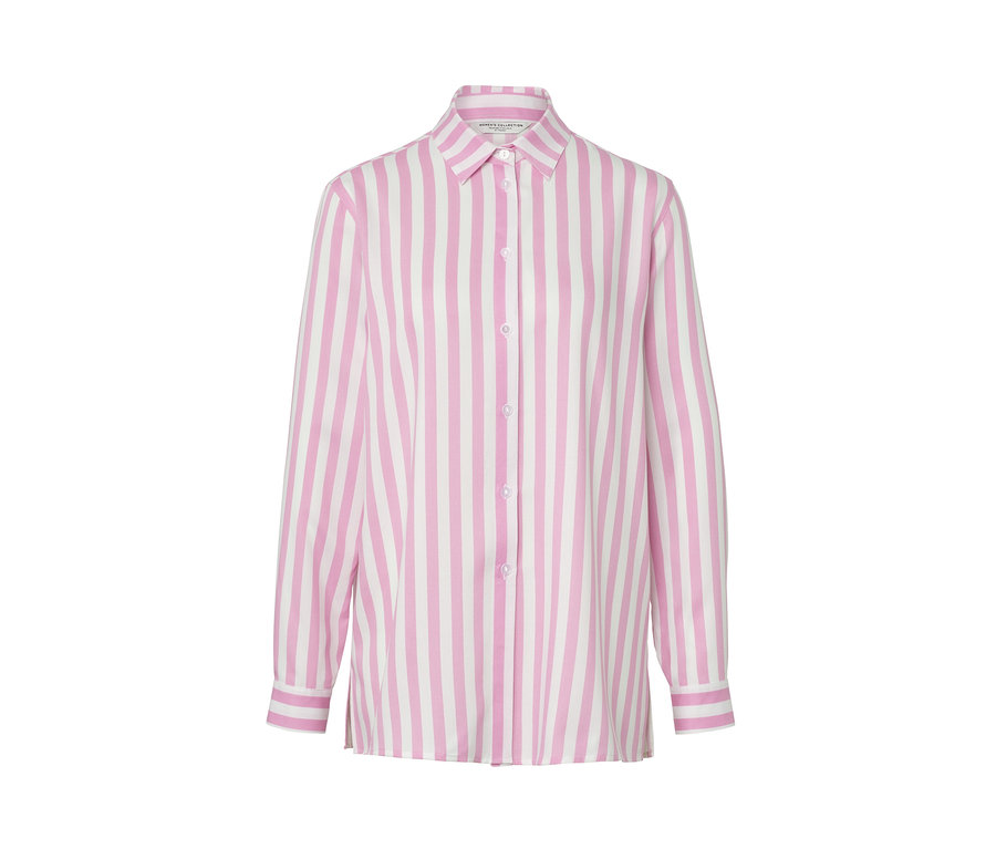 Gestreifte Bluse, rosa.