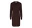 Braunes Strickkleid.