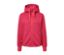 Beerefarbene Kapuzen-Sweatjacke mit Reißverschluss vorne.