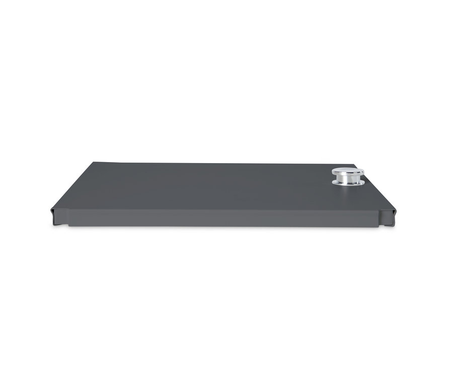 Graues Türenergänzungs-Set Metall »CN3«.