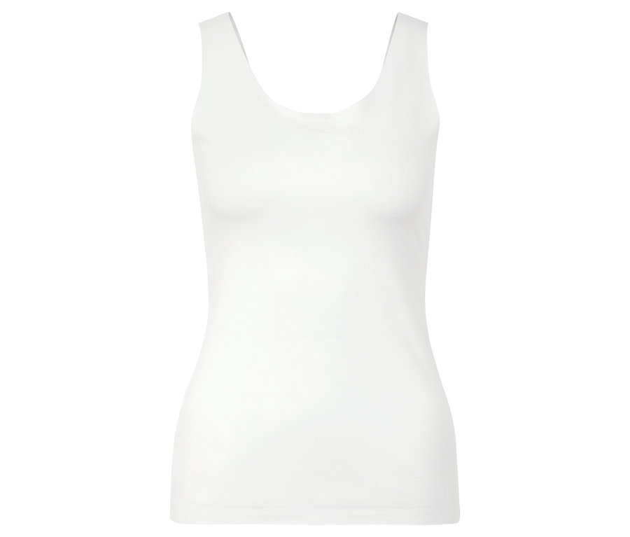 Weisses Damen Tanktop.