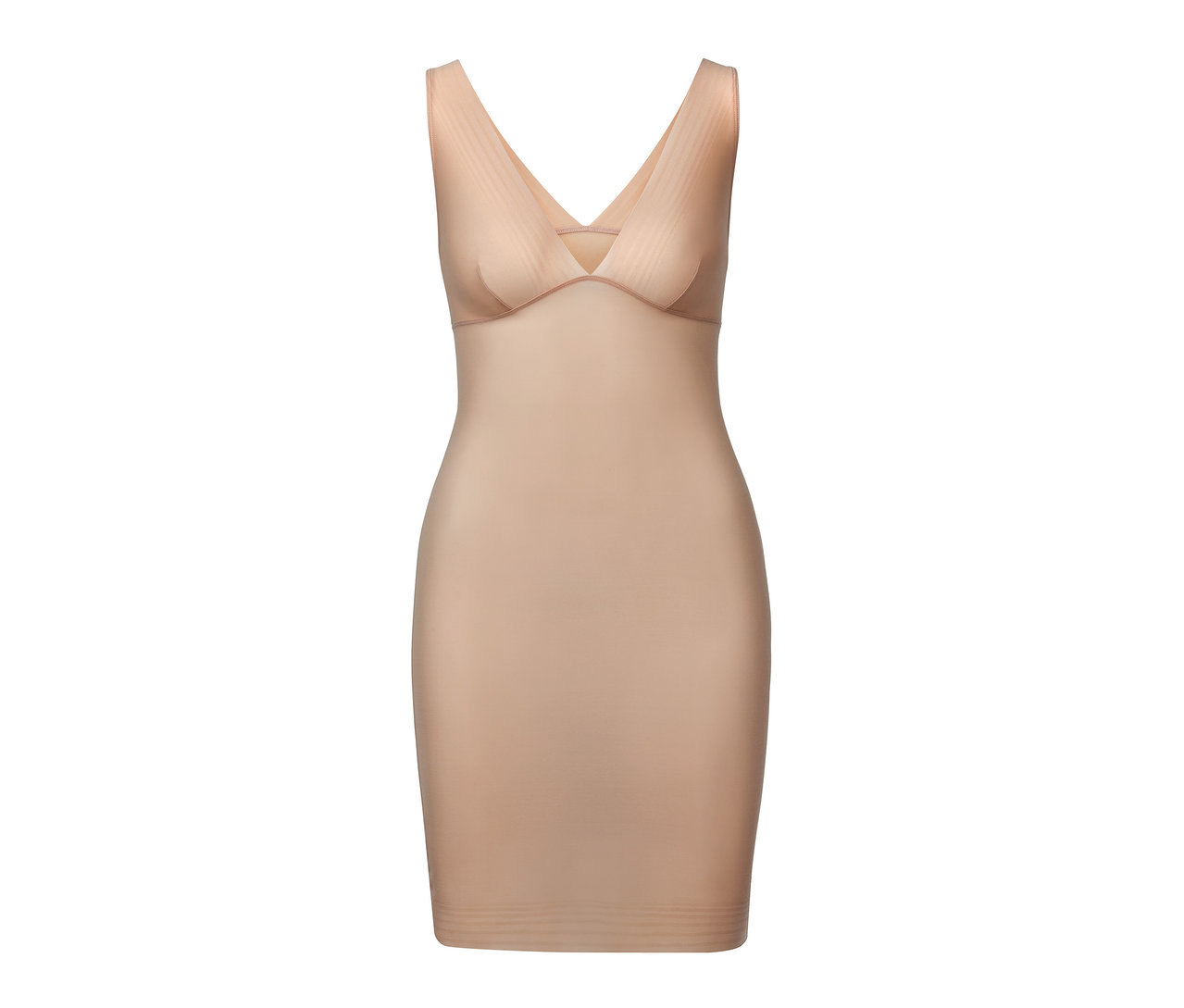 Ein hautfarbenes Bodyforming-Unterkleid.
