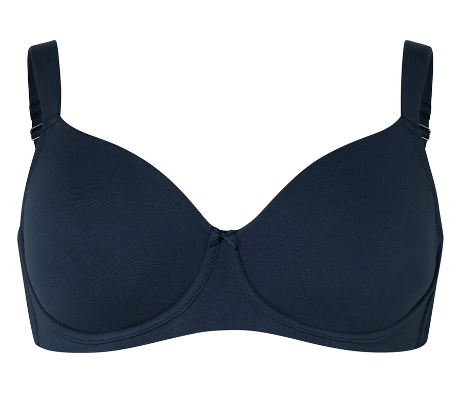 Dunkelblauer Bügel-BH.
