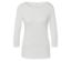 Weißes Langarmshirt.