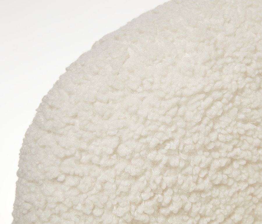 Detailansicht eines Teddy-Sessels.