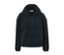 Teddy-Kapuzenpullover, dunkelblau - Dunkelblau