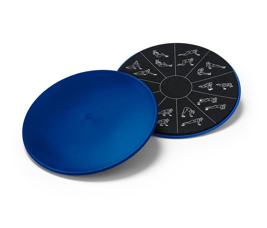 Zwei blaue 2 Slider Pads.