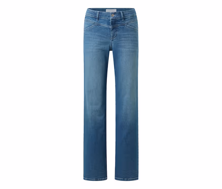 Blaue Angels Denim »Liz« Modern Jeans mit geradem Schnitt und hellen Waschungen.