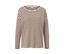 Beige-weiß gestreift