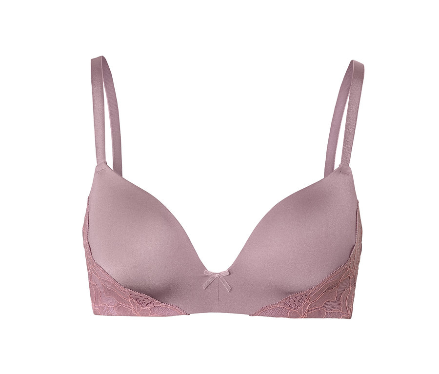Roséfarbener Softschalen-BH.