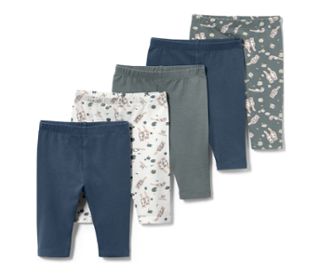 2x mittelblau, 1x weiß mit Otter-Alloverprint, 1x rauchblau, 1x rauchblau mit Otter-Alloverprint