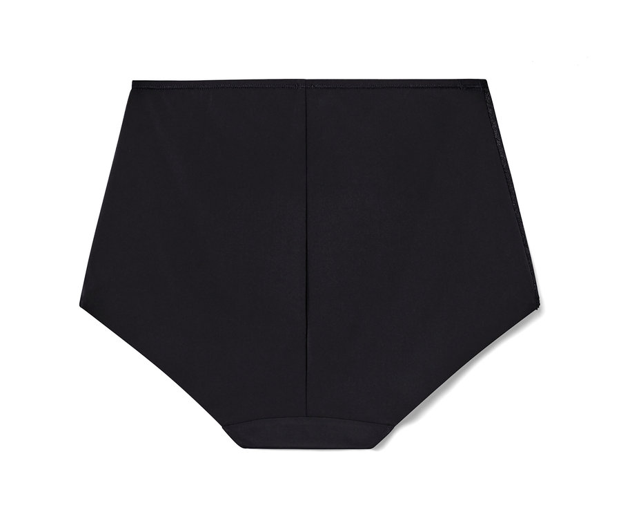 Schwarze Highwaist-Panty.