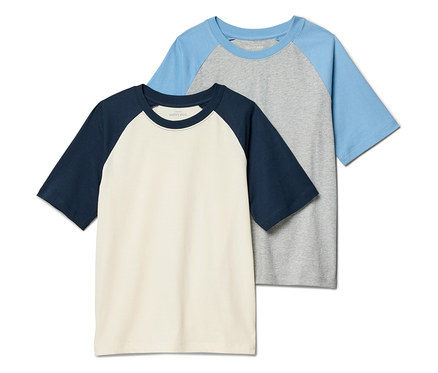 2 Kinder-T-Shirts mit Raglanärmeln