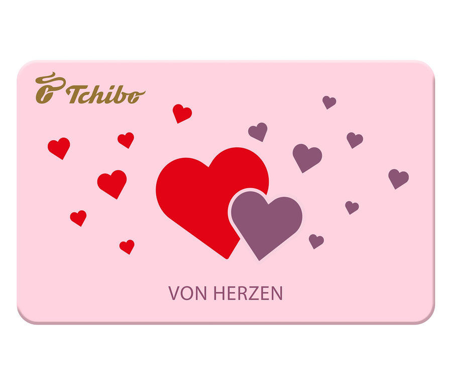 Digitale Geschenkkarte von Herzen