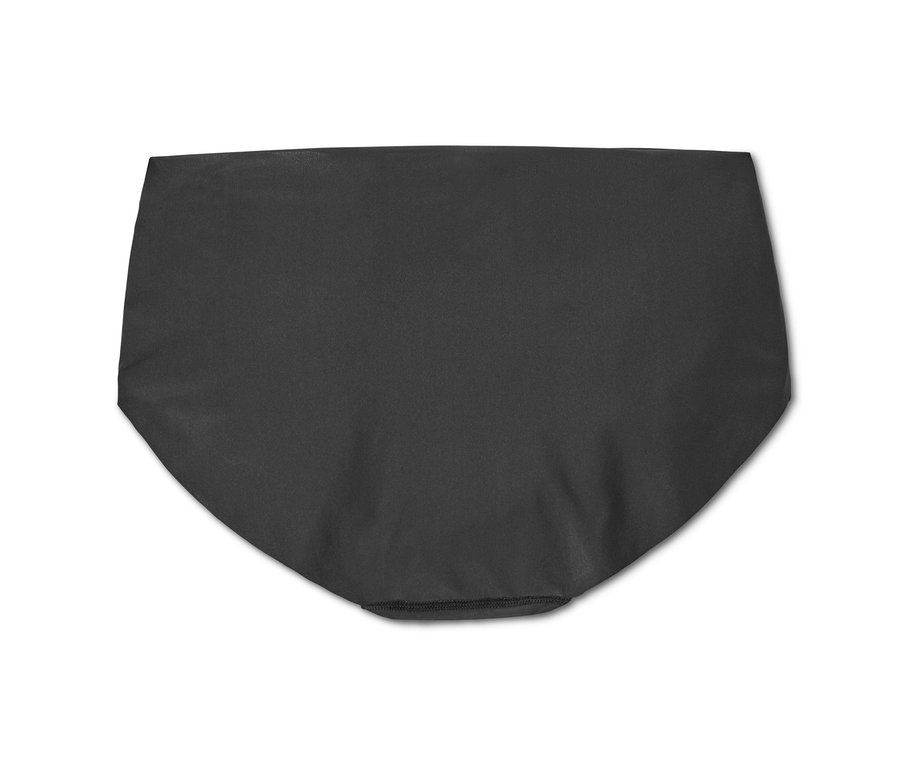 Detailansicht einer schwarzen Magic-Cut-Panty.