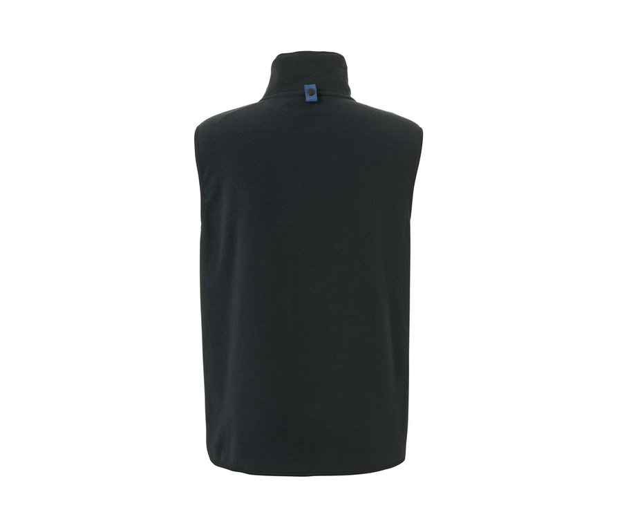Schwarze Outdoorjacke mit Weste.