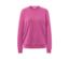 Pinkes Sweatshirt auf weißem Hintergrund.