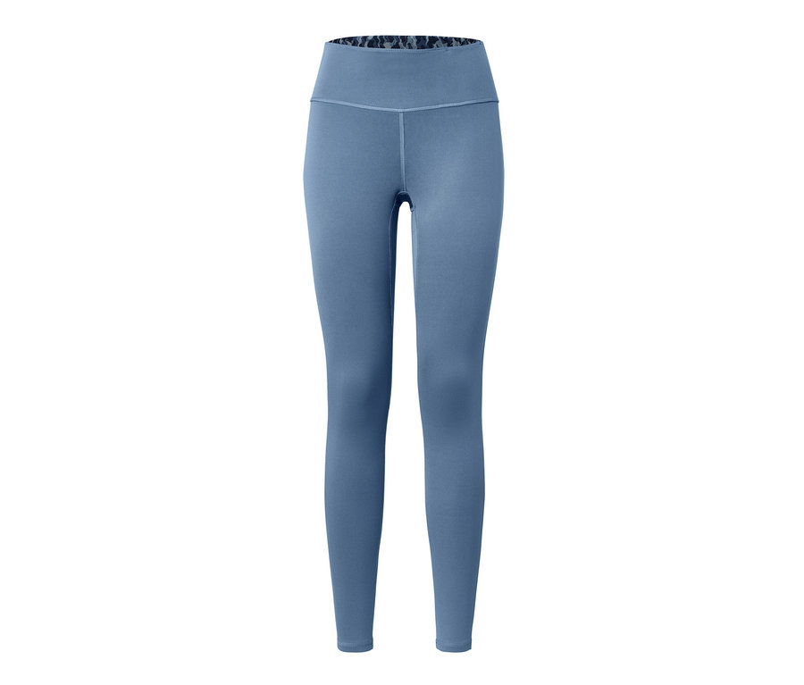 Blaue/hellblaue Wende-Sporttight.