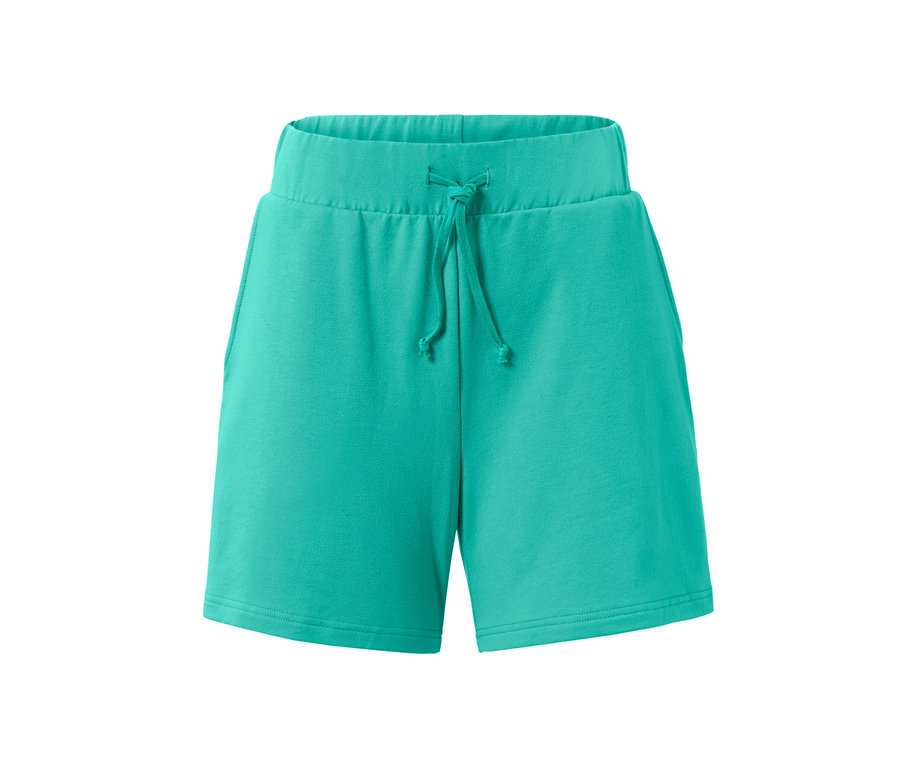 Aqua Sweatshorts mit Kordelzug.