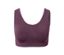 Ein auberginefarbenes Seamless-Bustier.