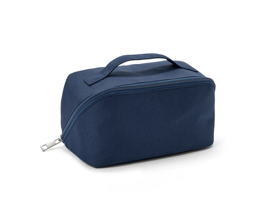 Stylische Leinen-Kosmetiktasche 033mw-cb: Kompakt, Platzsparend (25,4x19,1x0,8 Cm) - Perfekter Organizer Für Unterwegs & Als Geschenk