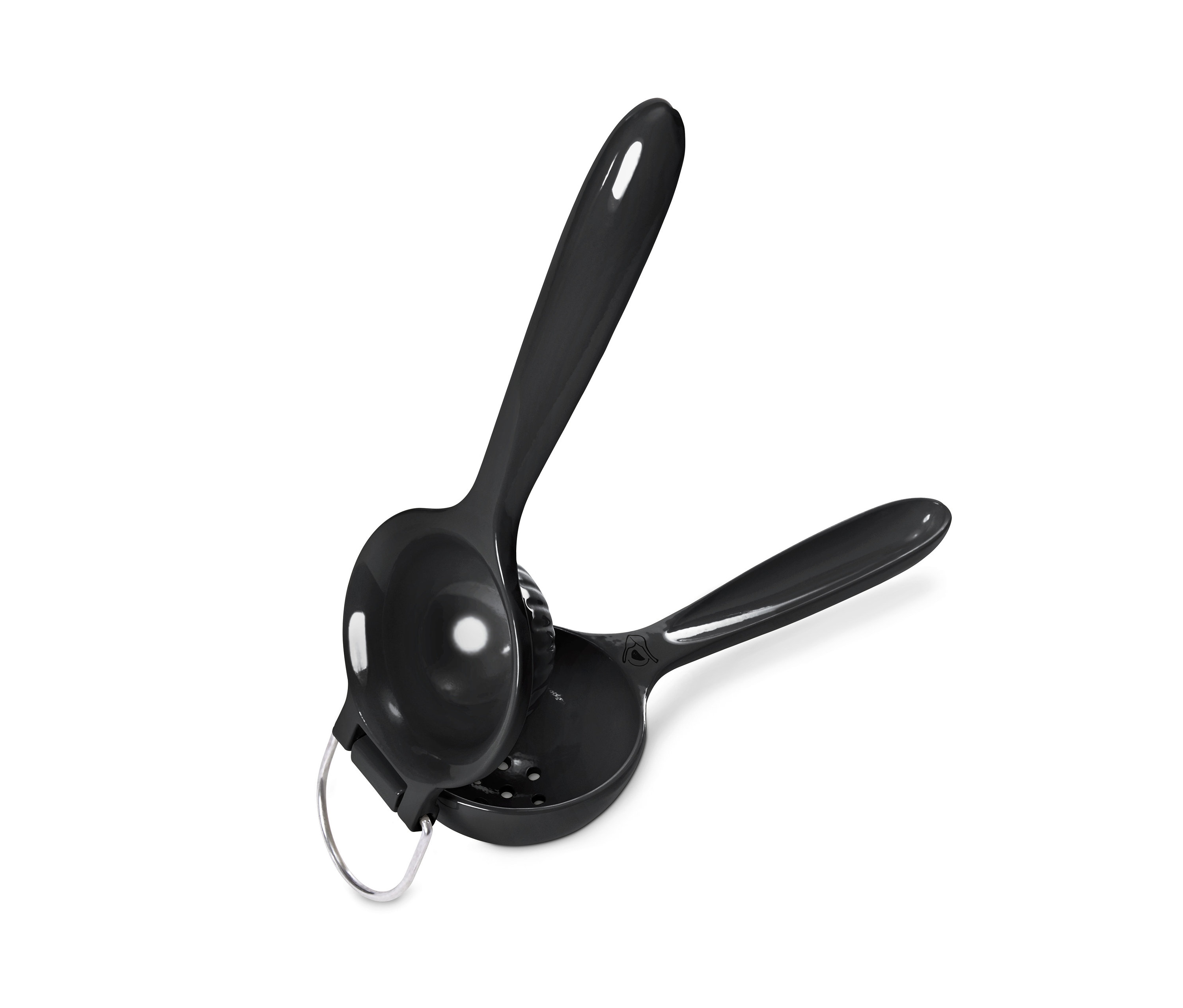 Schwarze Zitruspresse.