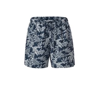 Dunkelblau mit weißem Alloverprint