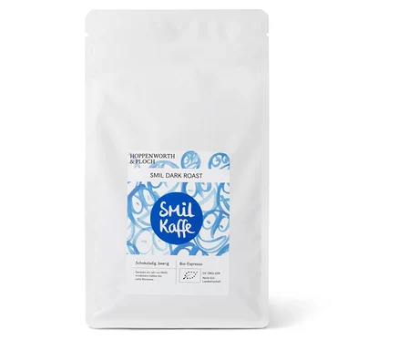 Eine Packung Hoppenworth & Ploch - Smil - Dark Roast Omni-Roast - 250 g.