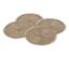 Vier goldfarbene Platzsets.