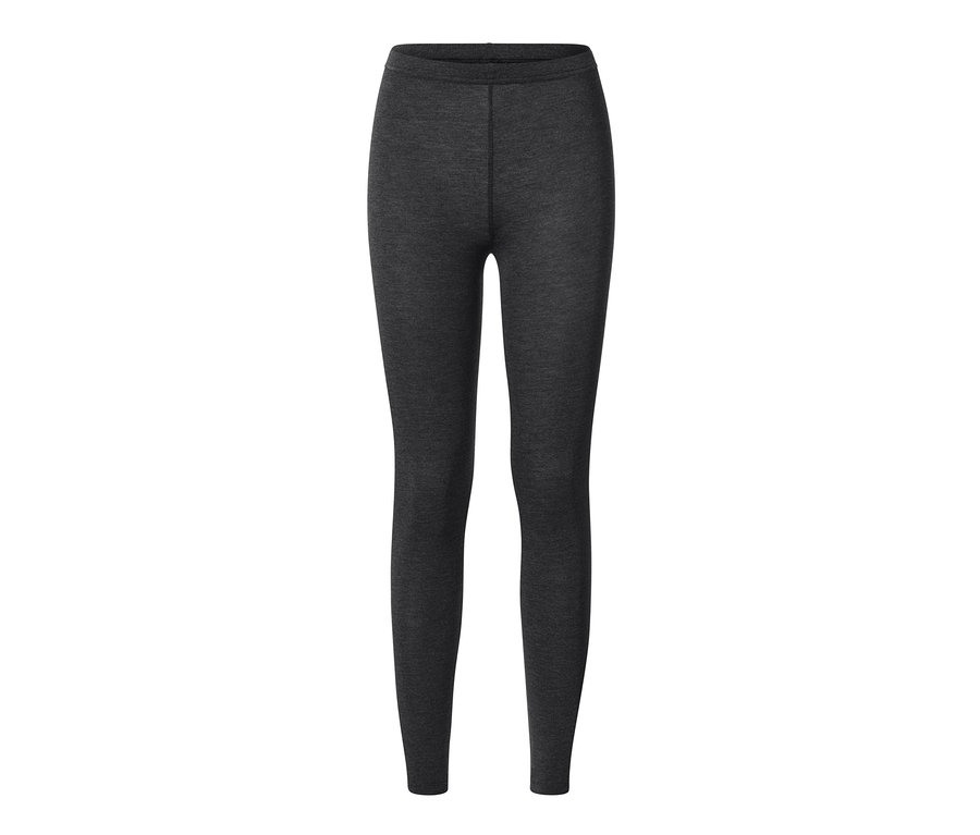 Dunkelgraue Leggings.