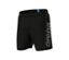 Schwarze arena Badeshorts Fundamentals Logo.
