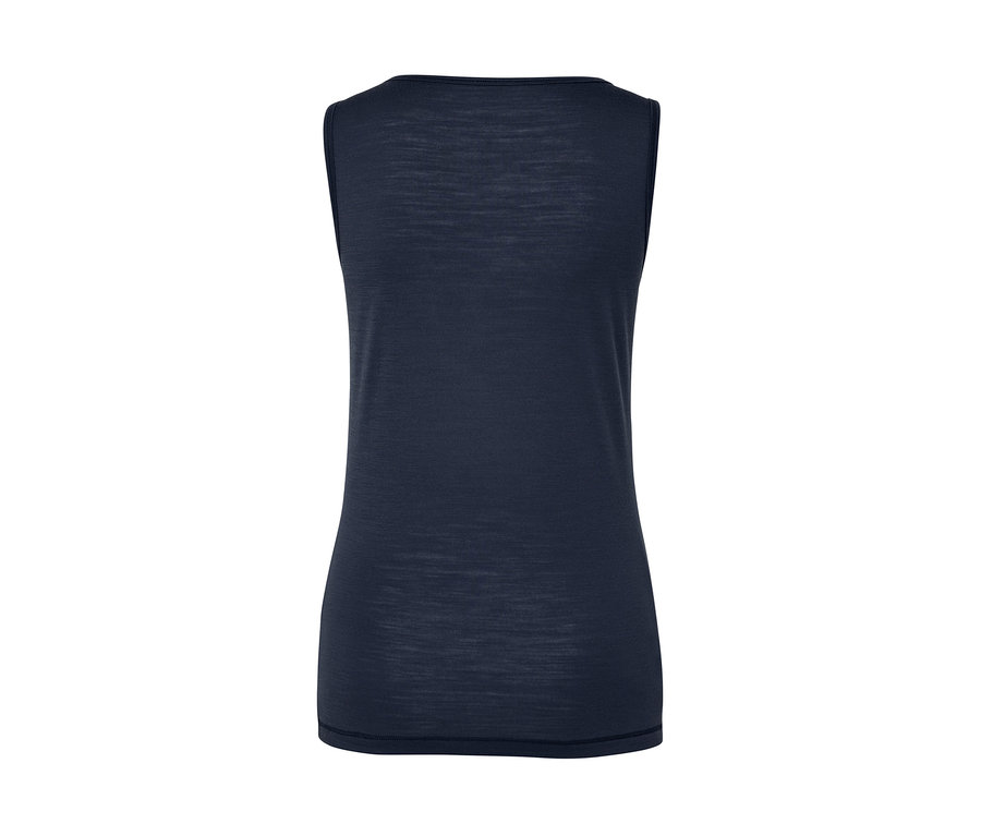 Detailansicht von einem der 2 Tanktops mit Merinowolle.