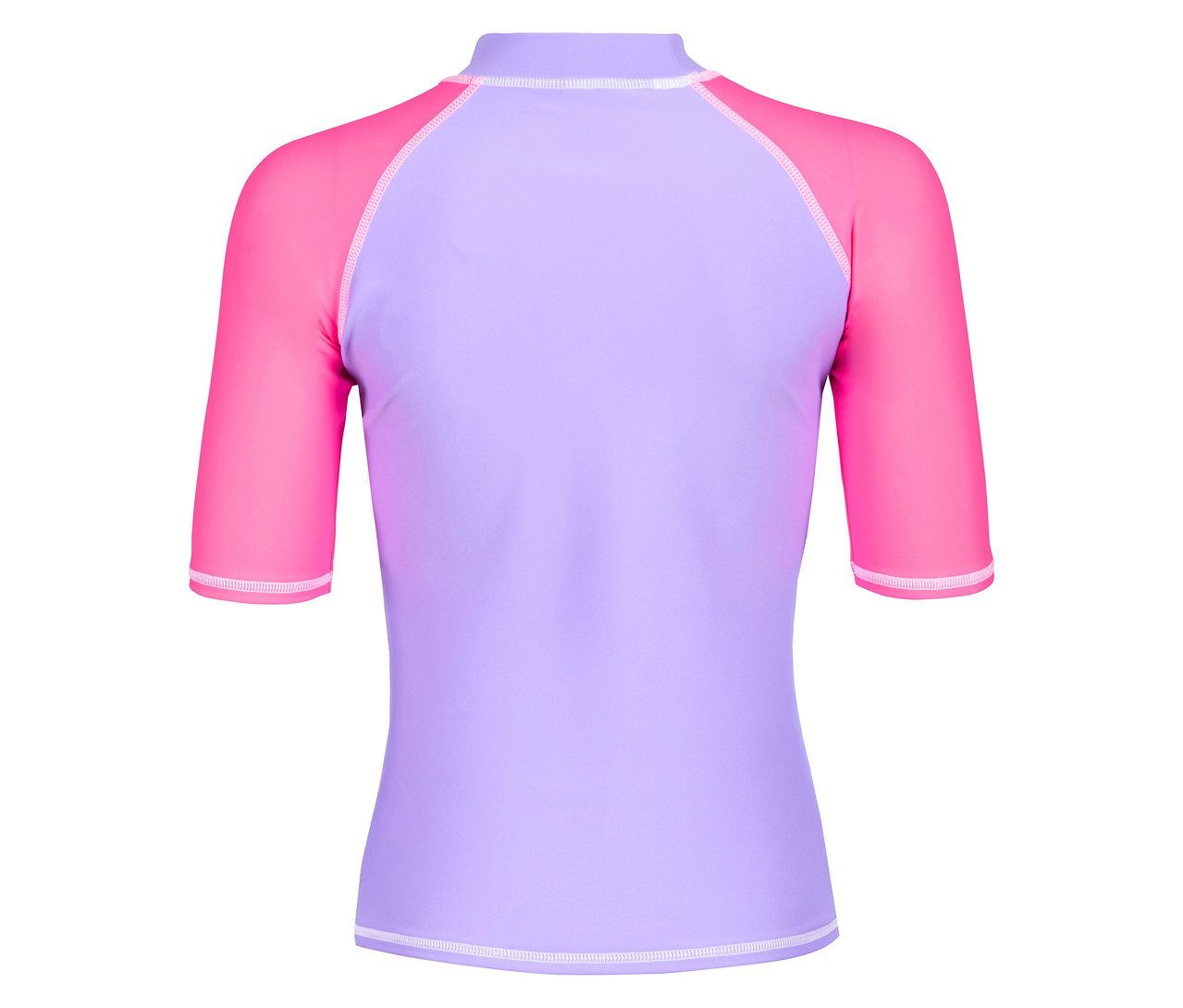 Lila-pinkes kurzärmeliges Oberteil von hinten.