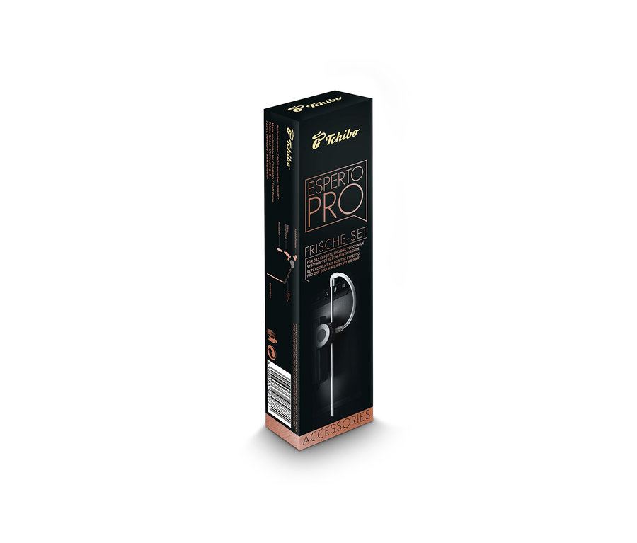 Verpackung des Esperto Pro &amp; Esperto2 Milk Frische-Sets.
