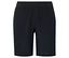 Schwarze Sportshorts mit elastischem Bund.